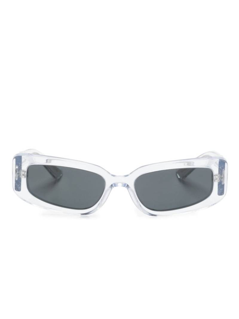 Dolce & Gabbana Eyewear DNA rectangle-frame sunglasses - White von Dolce & Gabbana Eyewear