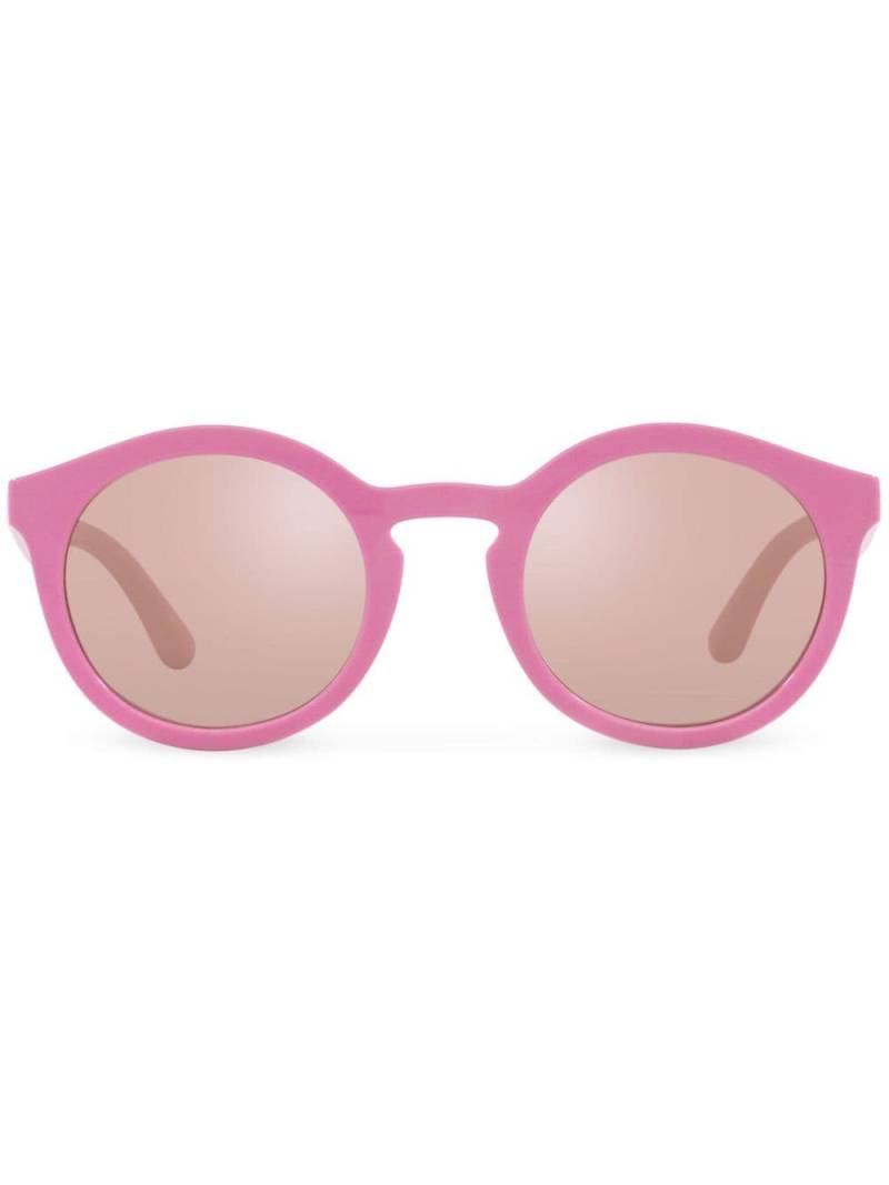 Dolce & Gabbana Eyewear Gamers round-frame sunglasses - Pink von Dolce & Gabbana Eyewear