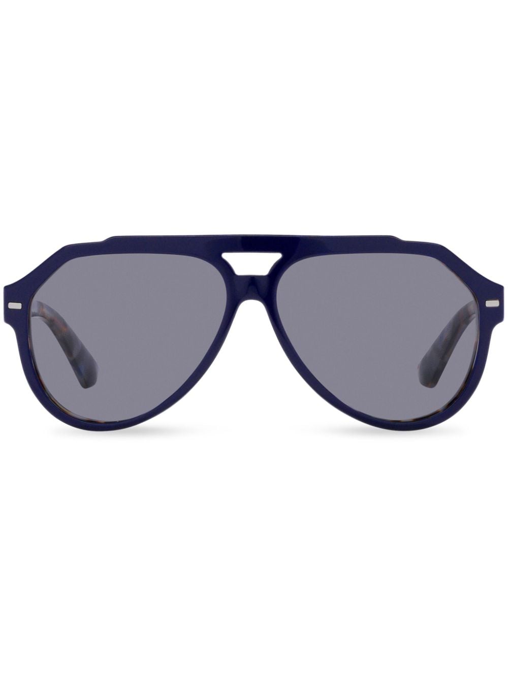 Dolce & Gabbana Eyewear Lusso Sartoriale pilot-frame sunglasses - Blue von Dolce & Gabbana Eyewear