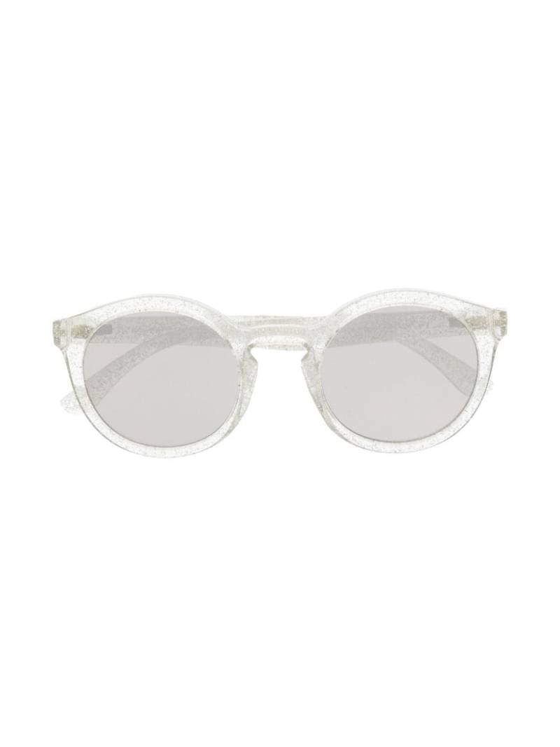 Dolce & Gabbana Eyewear New Pattern round-frame sunglasses - Silver von Dolce & Gabbana Eyewear