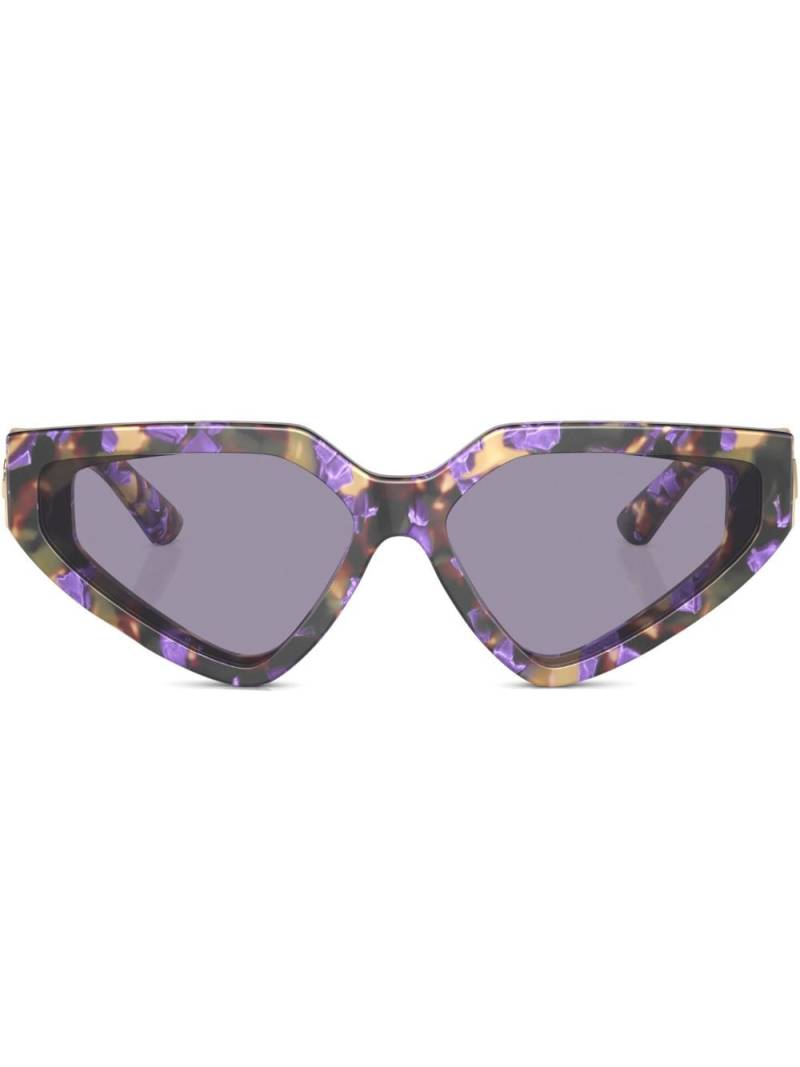 Dolce & Gabbana Eyewear Precious cat-eye sunglasses - Blue von Dolce & Gabbana Eyewear