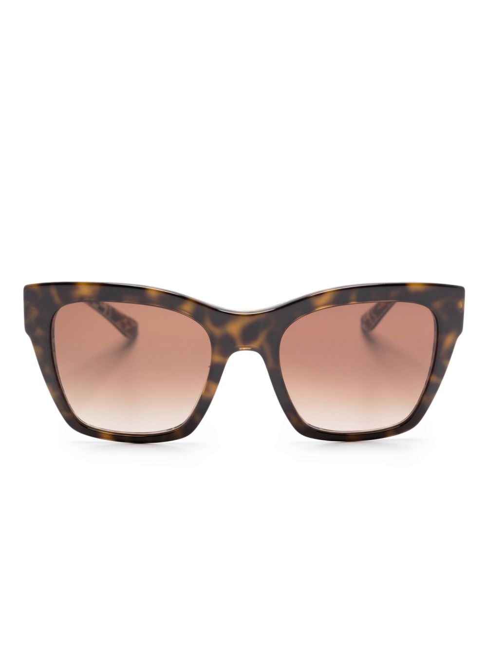 Dolce & Gabbana Eyewear Print square-frame gradient sunglasses - Brown von Dolce & Gabbana Eyewear