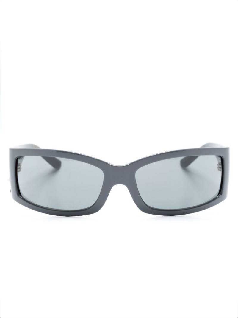 Dolce & Gabbana Eyewear Re-Edition wraparound-frame sunglasses - Grey von Dolce & Gabbana Eyewear