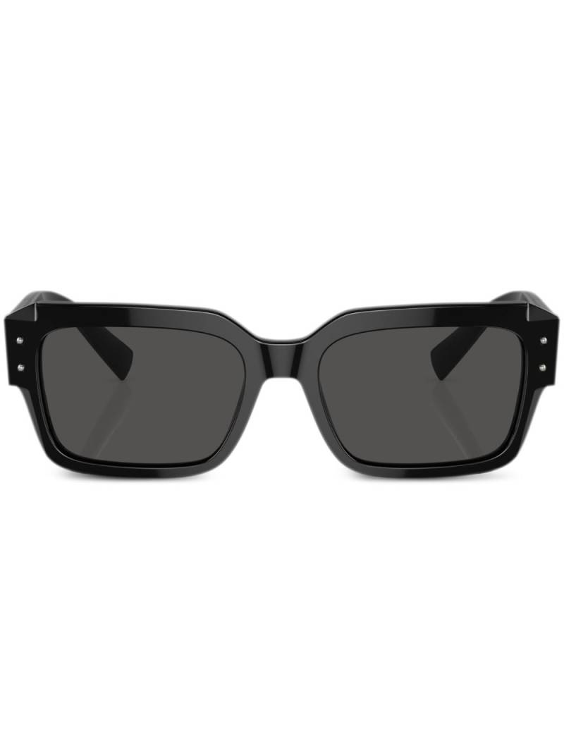 Dolce & Gabbana Eyewear Sharped rectangle-frame sunglasses - Black von Dolce & Gabbana Eyewear