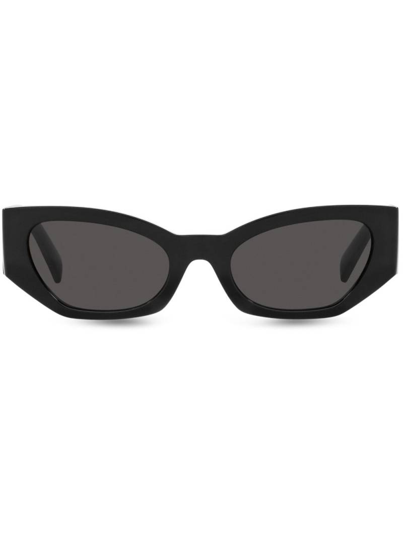 Dolce & Gabbana Eyewear cat-eye frame logo-print sunglasses - Black von Dolce & Gabbana Eyewear