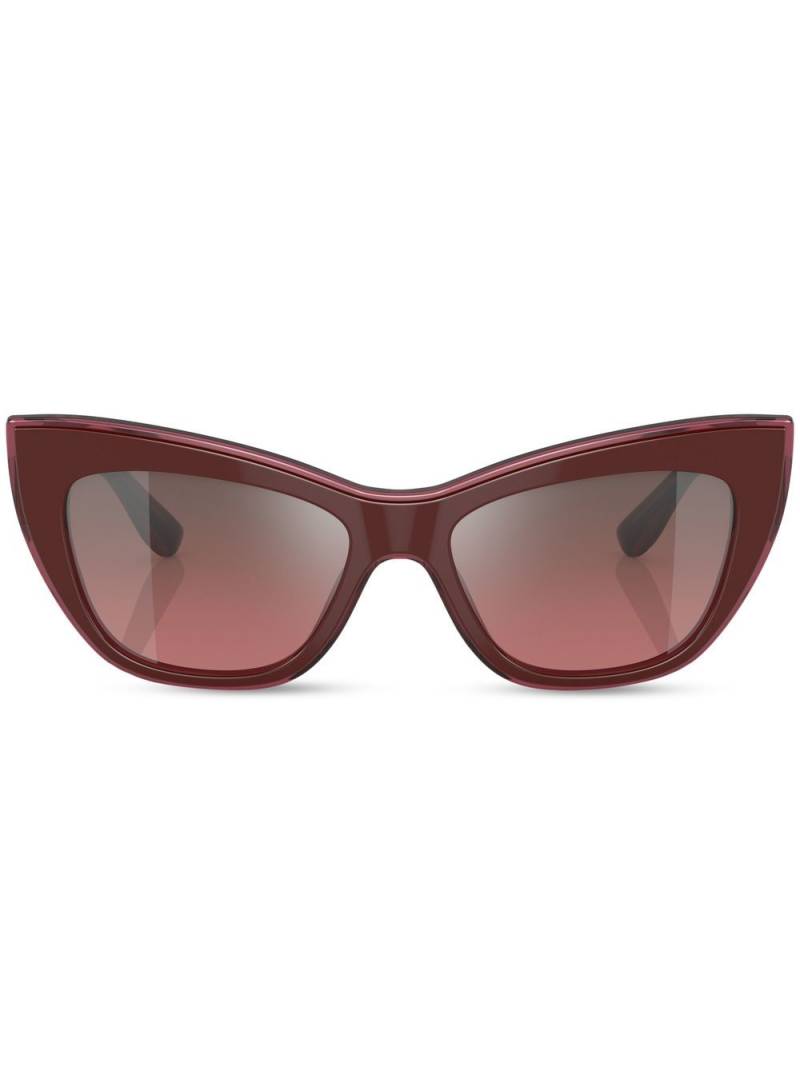 Dolce & Gabbana Eyewear cat-eye sunglasses - Red von Dolce & Gabbana Eyewear