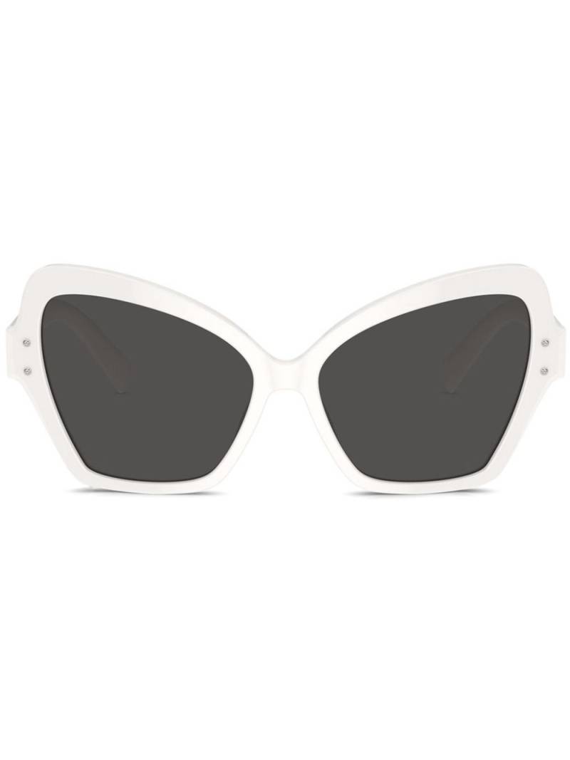 Dolce & Gabbana Eyewear cat-eye sunglasses - White von Dolce & Gabbana Eyewear