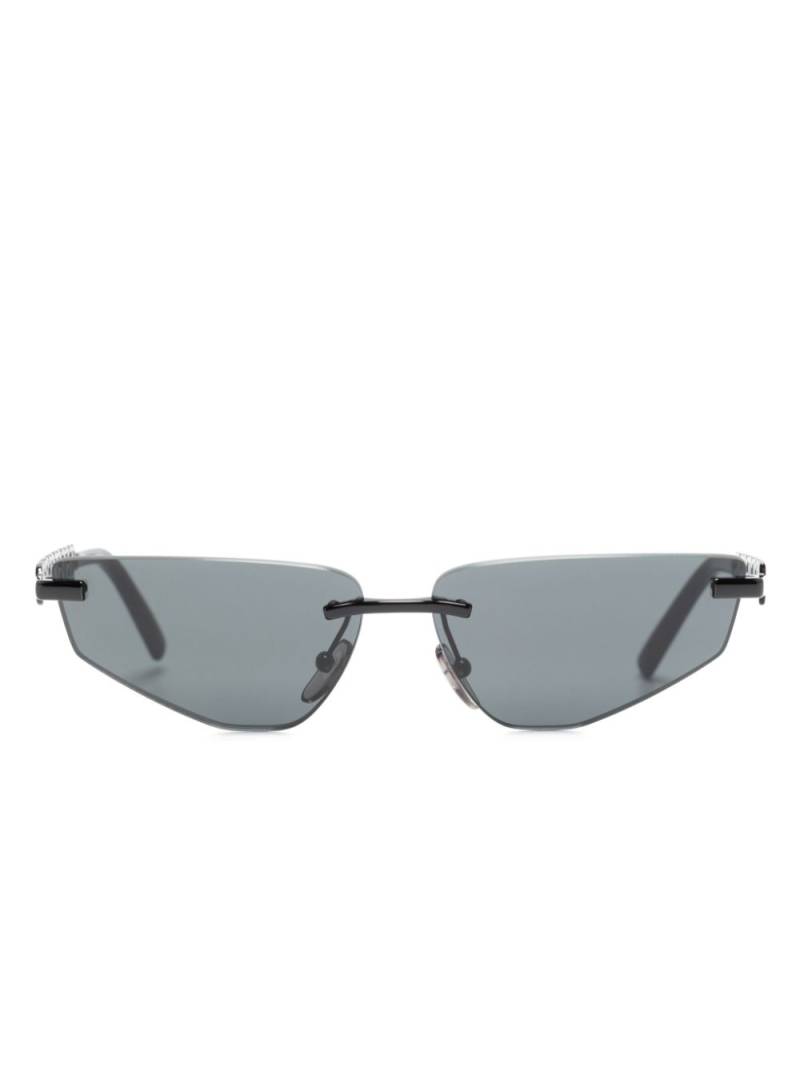 Dolce & Gabbana Eyewear geometric-frame tinted sunglasses - Black von Dolce & Gabbana Eyewear