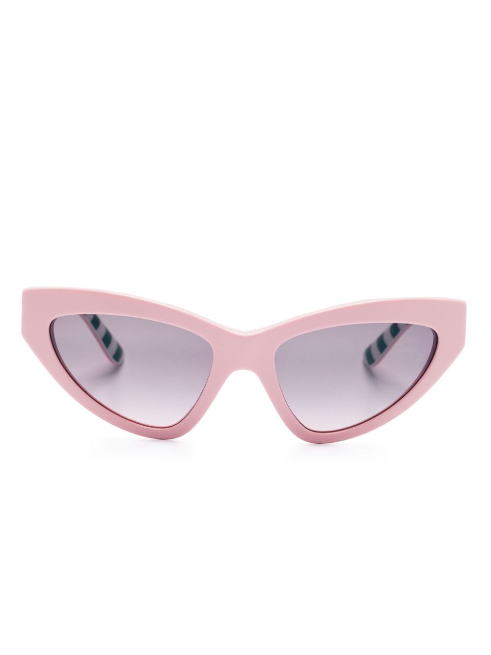 Dolce & Gabbana Eyewear logo-plaque cat-eye frame sunglasses - Pink von Dolce & Gabbana Eyewear