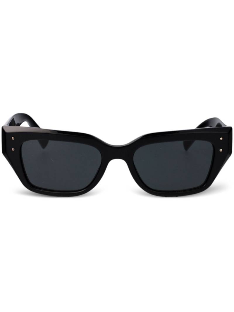 Dolce & Gabbana Eyewear logo-print sunglasses - Black von Dolce & Gabbana Eyewear