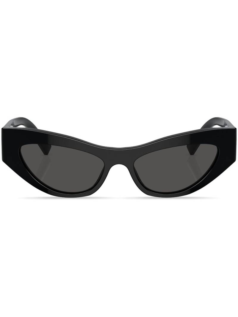 Dolce & Gabbana Eyewear oval-frame sunglasses - Black von Dolce & Gabbana Eyewear