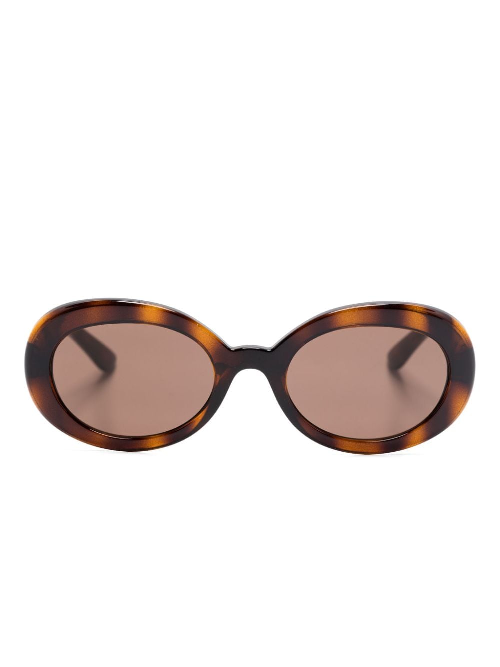 Dolce & Gabbana Eyewear oval-frame sunglasses - Brown von Dolce & Gabbana Eyewear