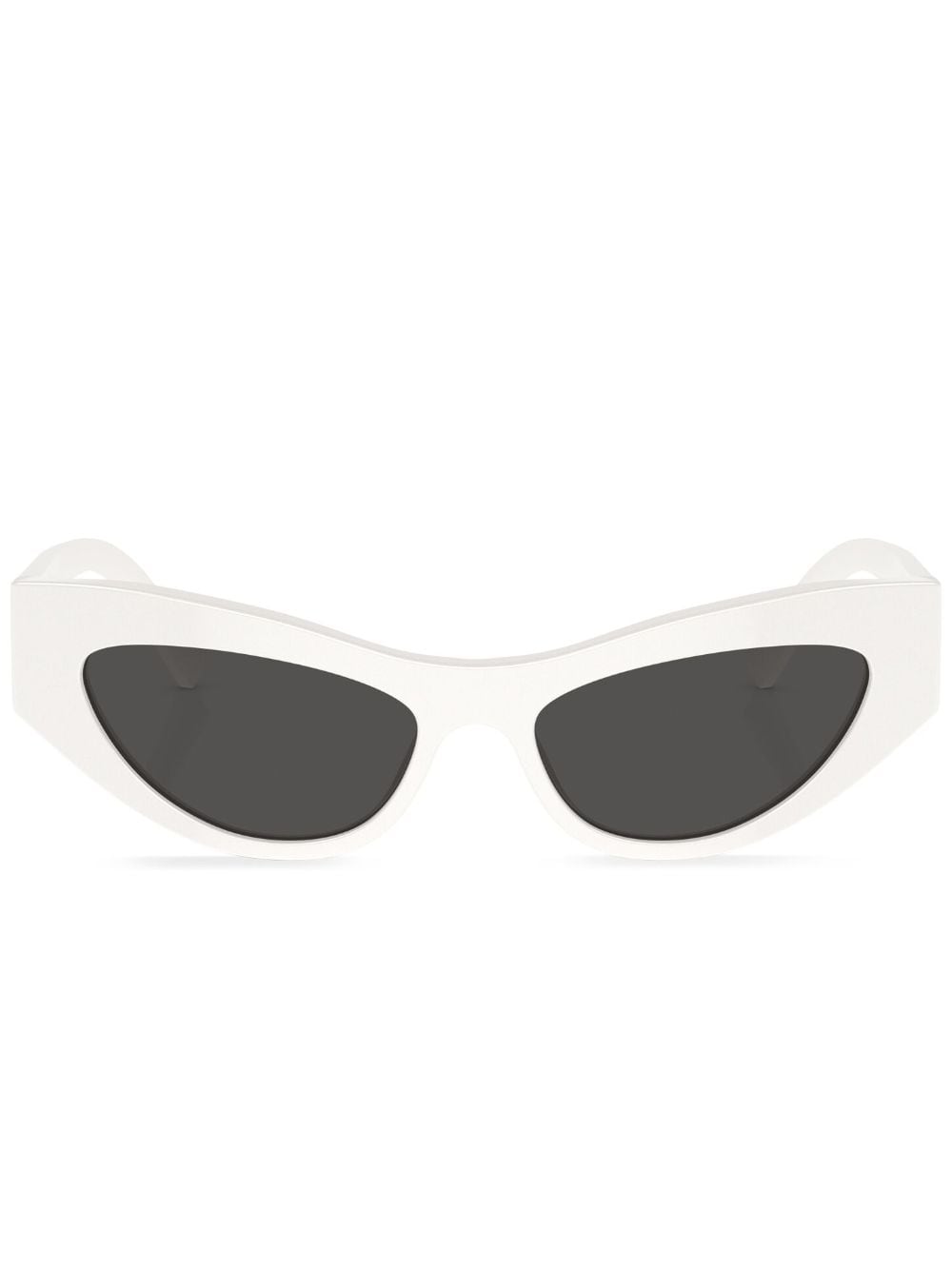 Dolce & Gabbana Eyewear oval-frame sunglasses - White von Dolce & Gabbana Eyewear