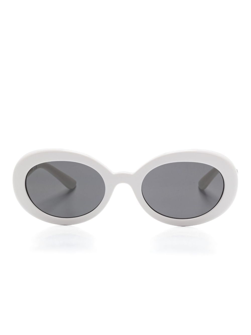 Dolce & Gabbana Eyewear oval-frame sunglasses - White von Dolce & Gabbana Eyewear