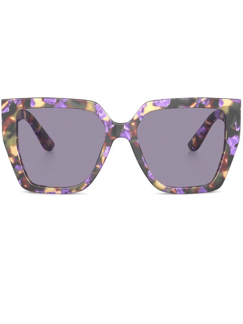 Dolce & Gabbana Eyewear oversize-frame sunglasses - Blue von Dolce & Gabbana Eyewear