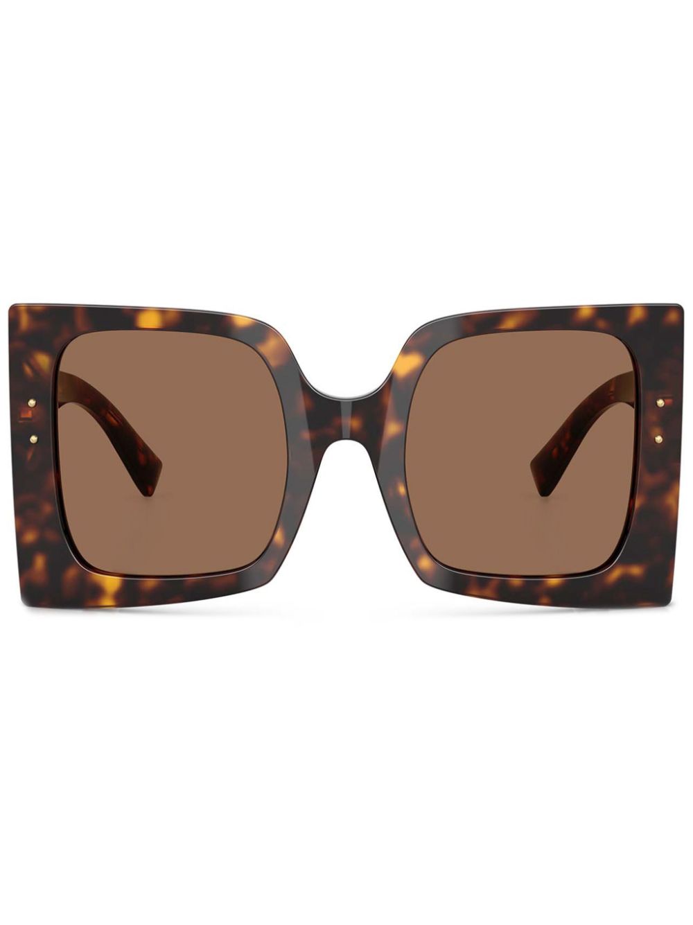 Dolce & Gabbana Eyewear oversize-frame sunglasses - Brown von Dolce & Gabbana Eyewear