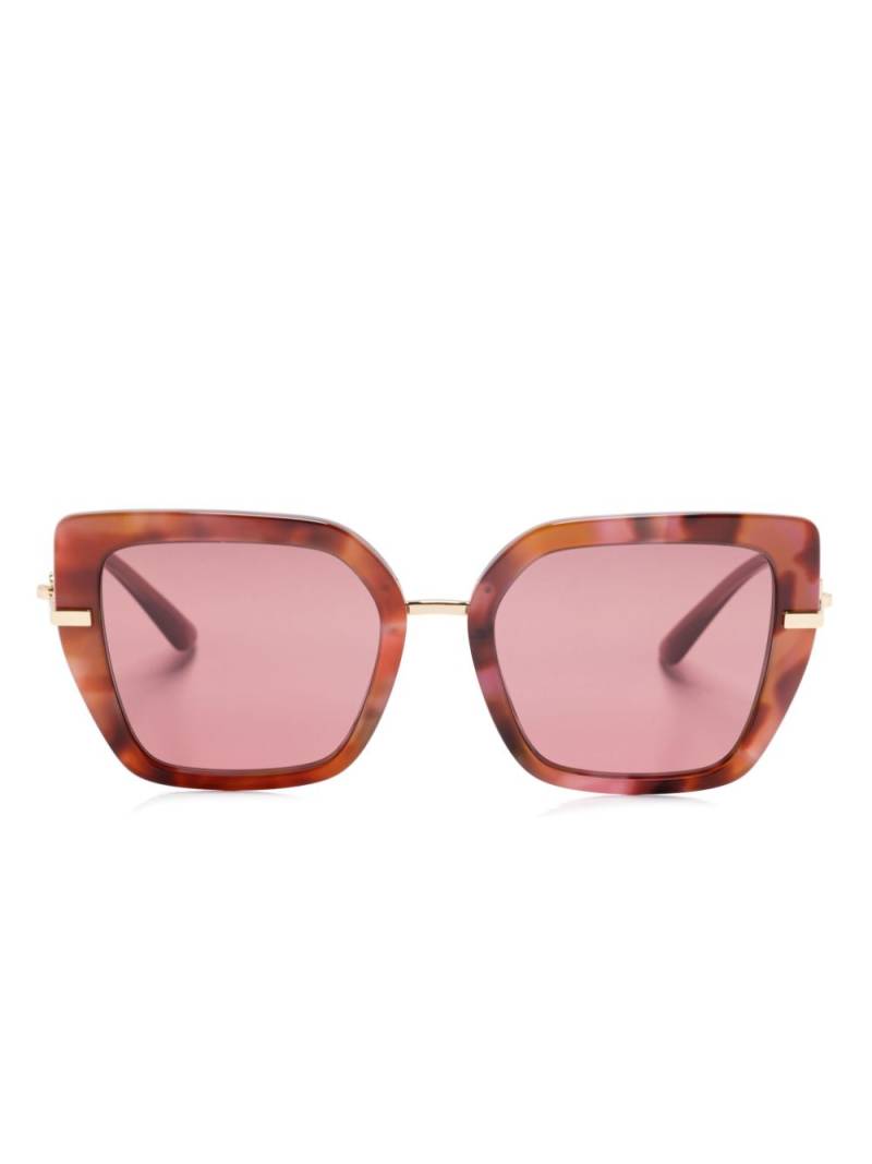 Dolce & Gabbana Eyewear oversize-frame sunglasses - Brown von Dolce & Gabbana Eyewear