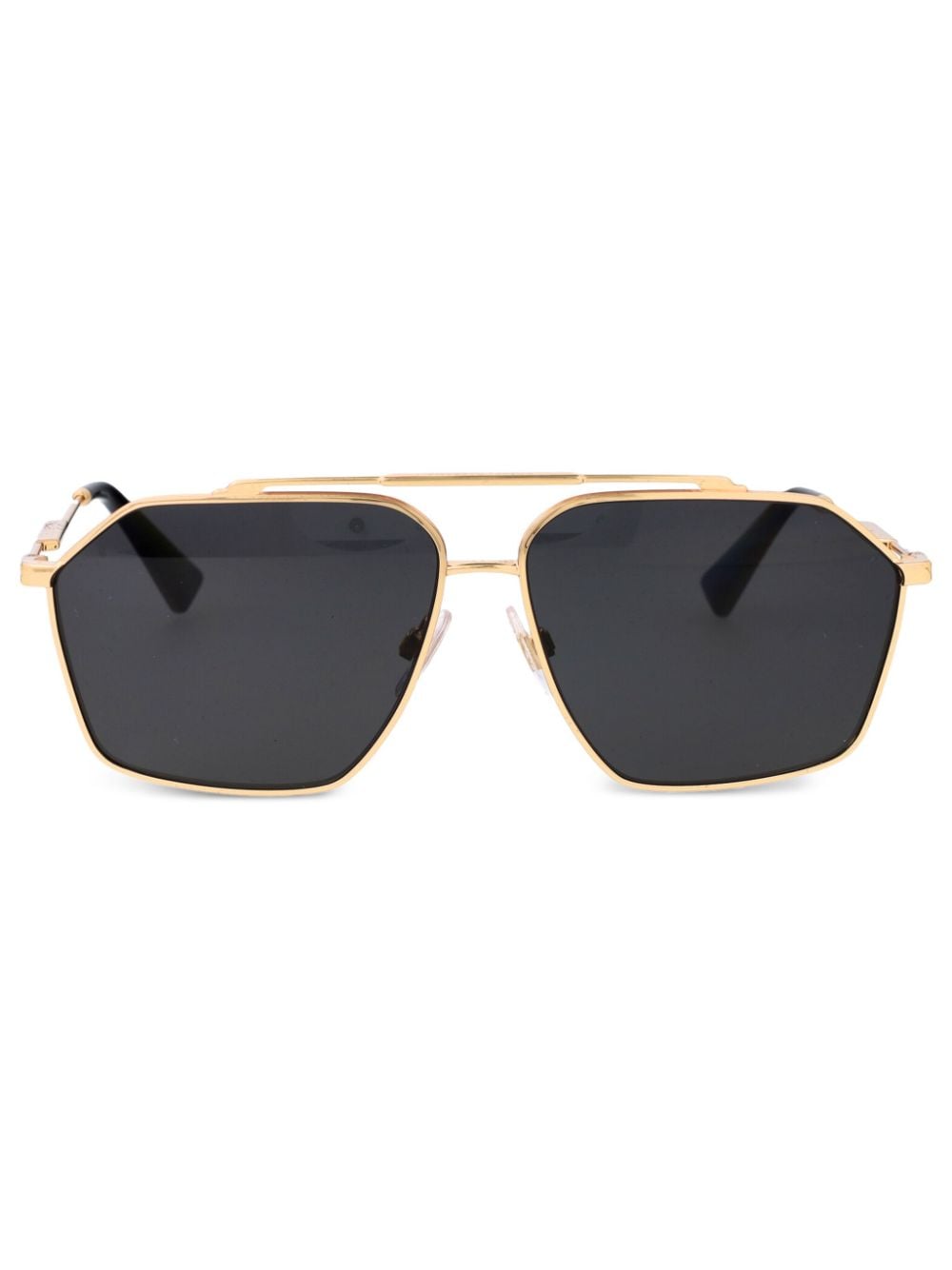 Dolce & Gabbana Eyewear oversized-frame sunglasses - Gold von Dolce & Gabbana Eyewear