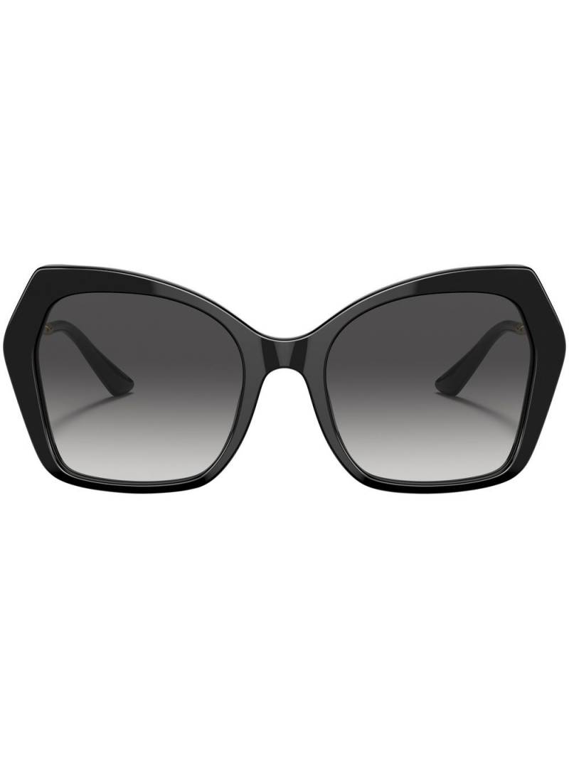 Dolce & Gabbana Eyewear oversized hexagonal-frame sunglasses - Black von Dolce & Gabbana Eyewear