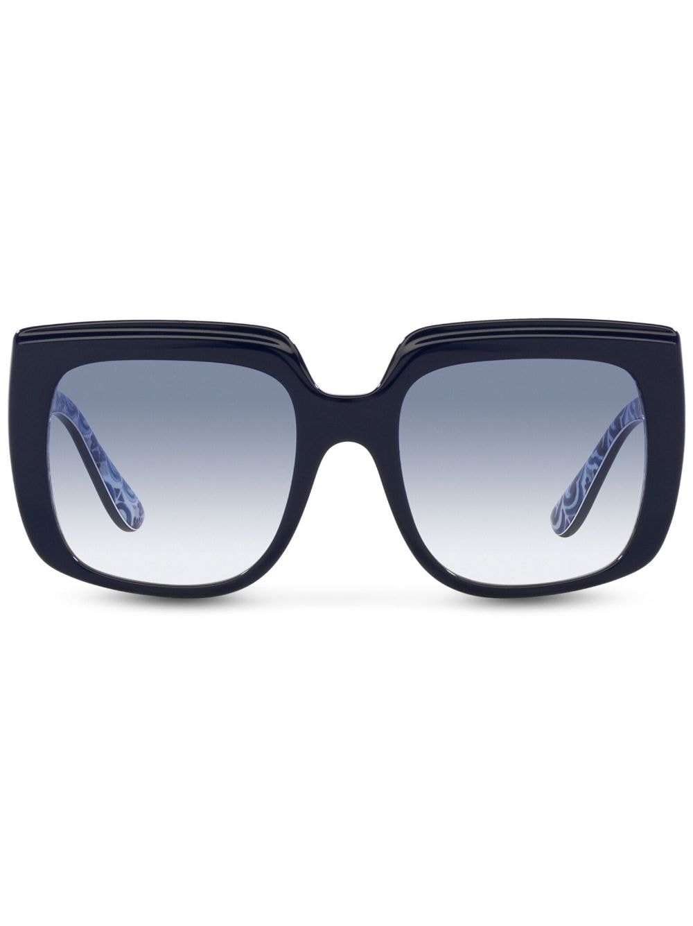 Dolce & Gabbana Eyewear oversized square-frame sunglasses - Blue von Dolce & Gabbana Eyewear