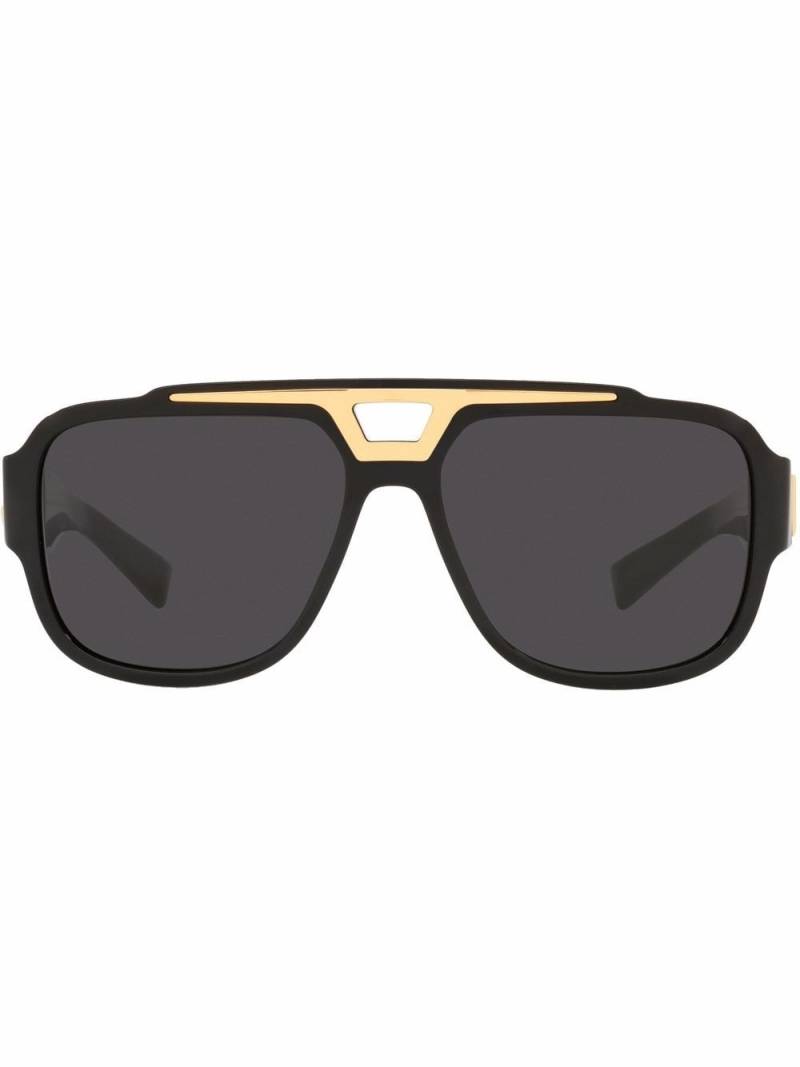 Dolce & Gabbana Eyewear pilot-frame sunglasses - Black von Dolce & Gabbana Eyewear