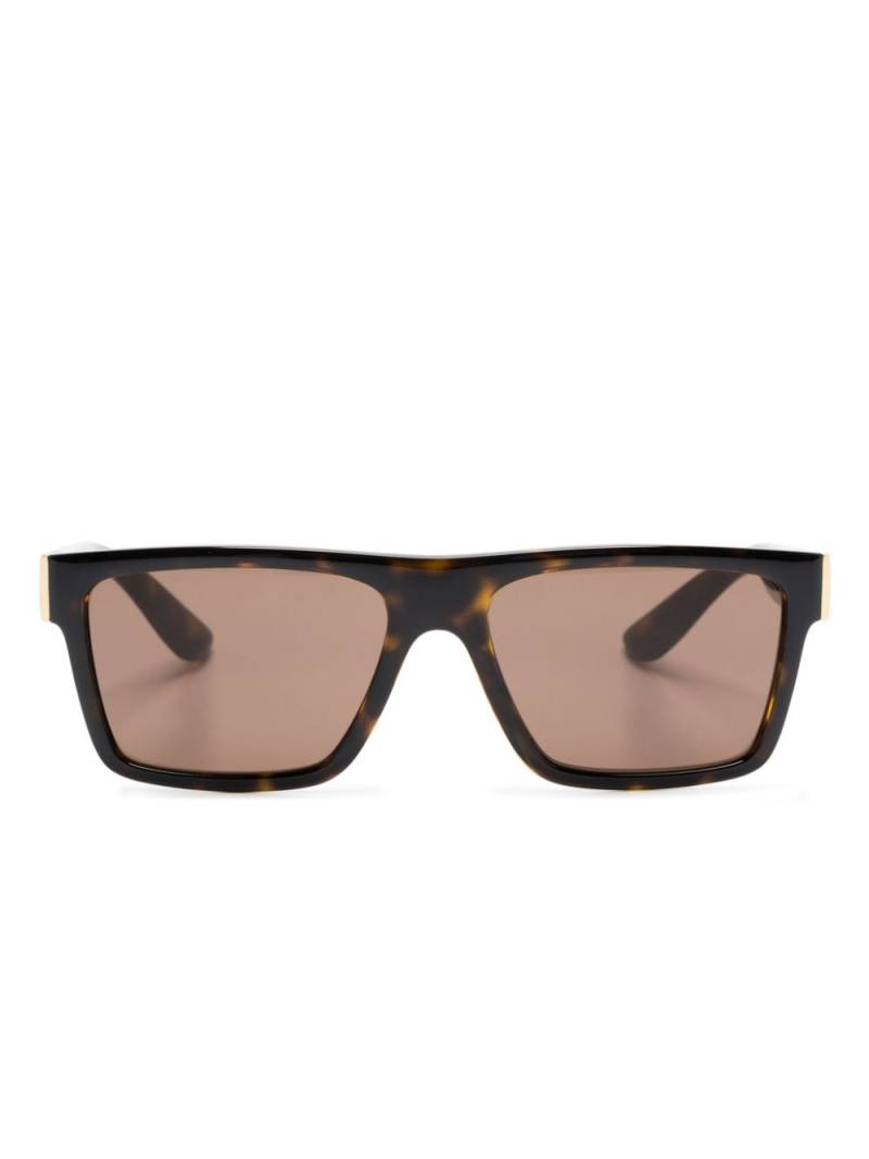 Dolce & Gabbana Eyewear pilot-frame sunglasses - Brown von Dolce & Gabbana Eyewear