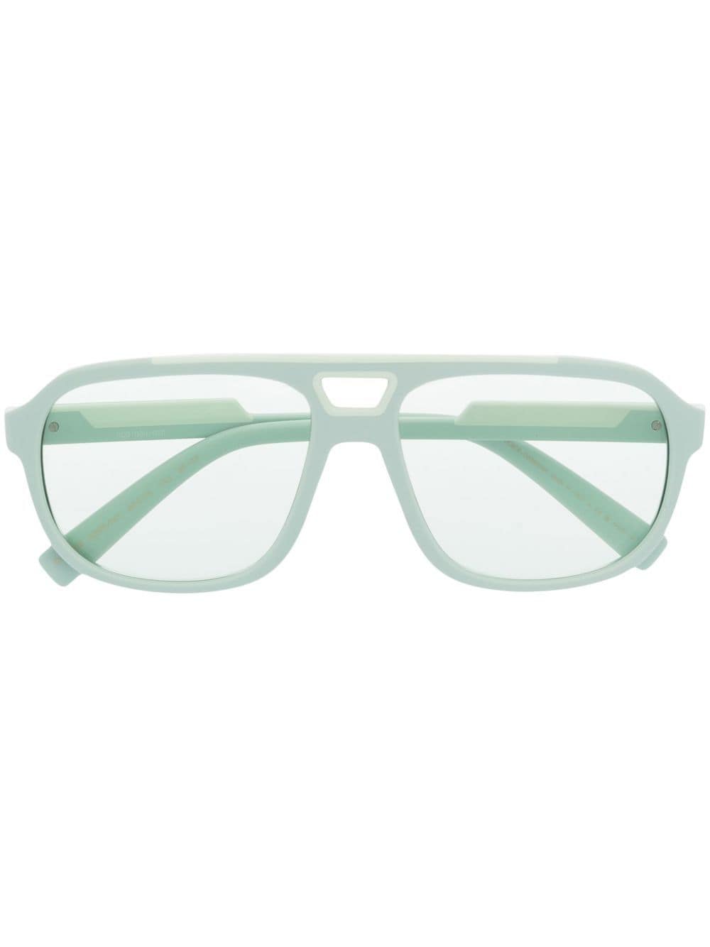 Dolce & Gabbana Eyewear pilot-frame tinted-lens sunglasses - Blue von Dolce & Gabbana Eyewear