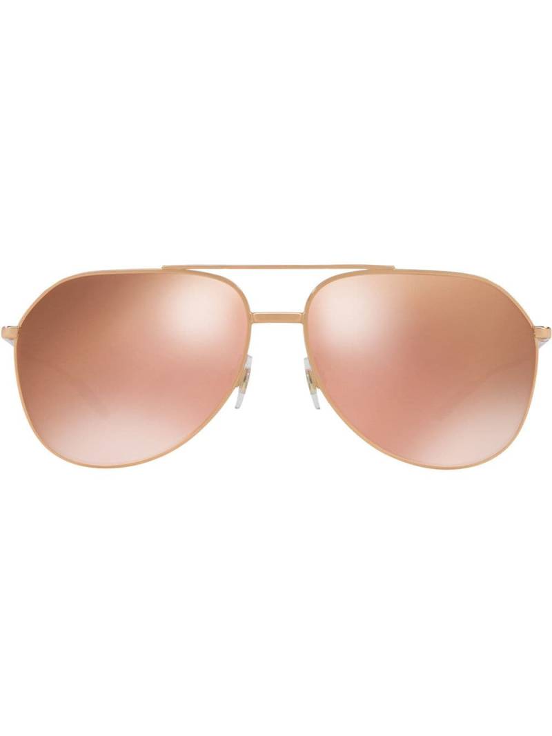 Dolce & Gabbana Eyewear pilot-frame tinted sunglasses - Pink von Dolce & Gabbana Eyewear