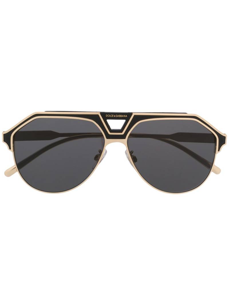 Dolce & Gabbana Eyewear pilot-style sunglasses - Black von Dolce & Gabbana Eyewear