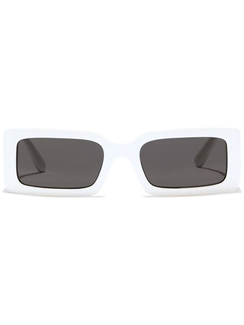 Dolce & Gabbana Eyewear rectangle-frame DNA sunglasses - White von Dolce & Gabbana Eyewear