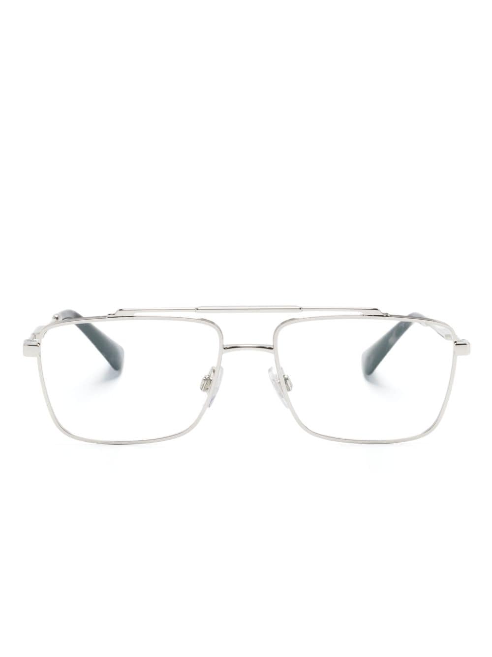 Dolce & Gabbana Eyewear rectangle-frame glasses - Silver von Dolce & Gabbana Eyewear