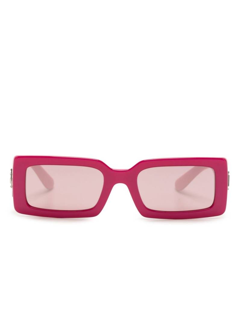 Dolce & Gabbana Eyewear rectangle-frame tinted sunglasses - Pink von Dolce & Gabbana Eyewear