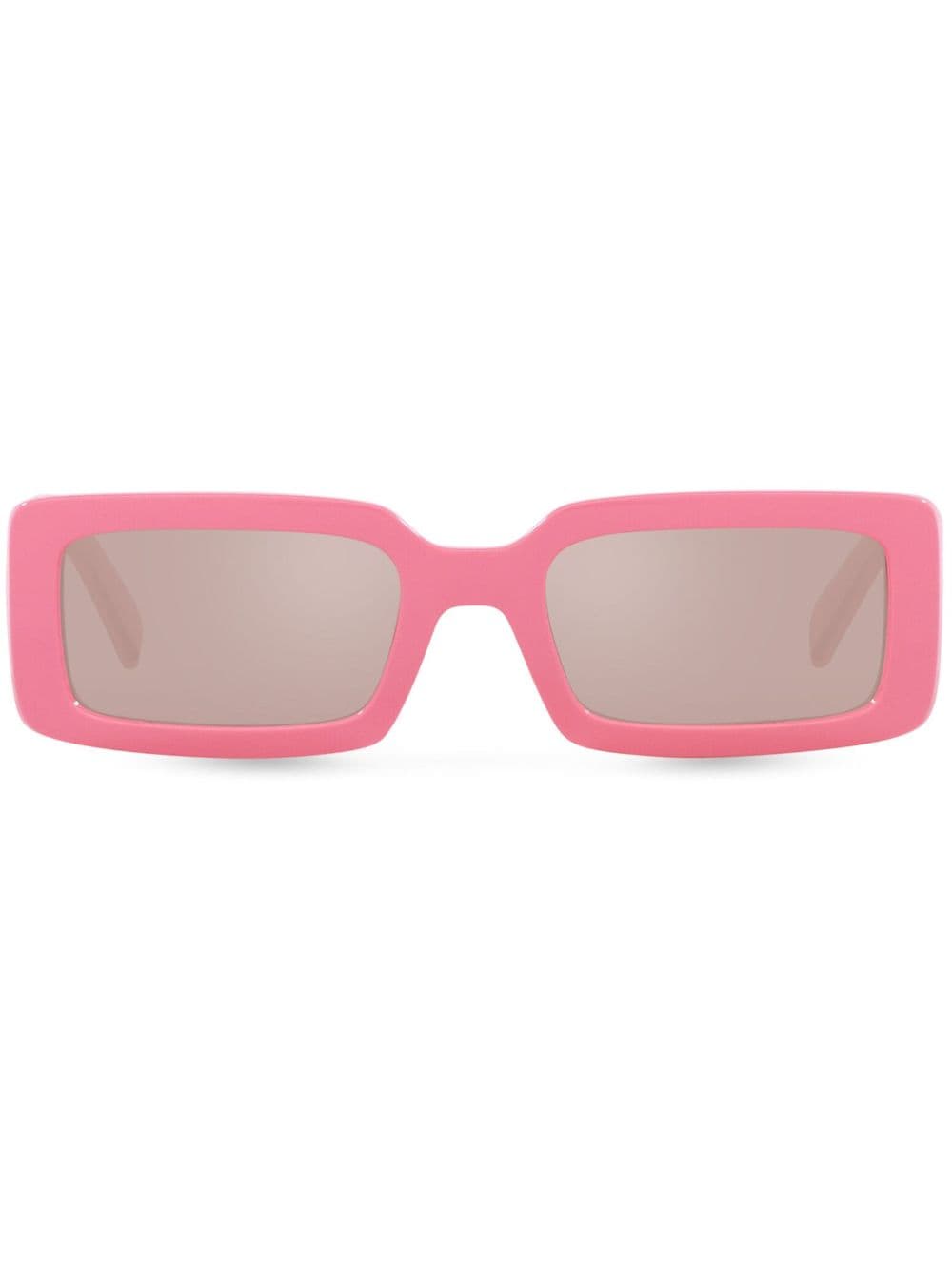 Dolce & Gabbana Eyewear rectangular-frame logo-print sunglasses - Pink von Dolce & Gabbana Eyewear