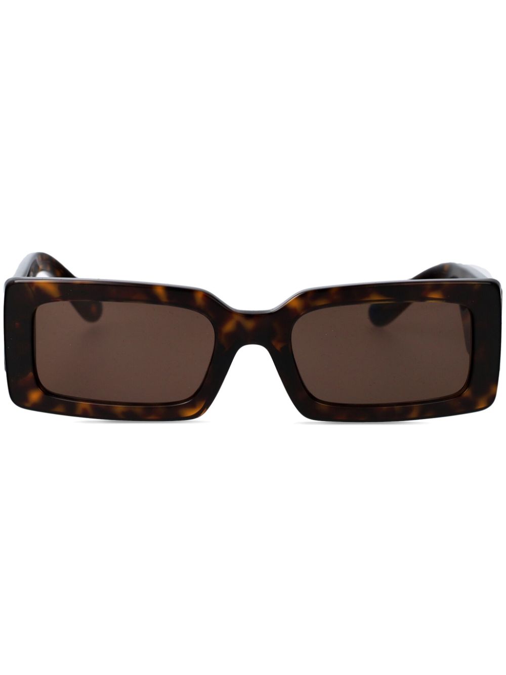 Dolce & Gabbana Eyewear rectangular-frame sunglasses - Brown von Dolce & Gabbana Eyewear