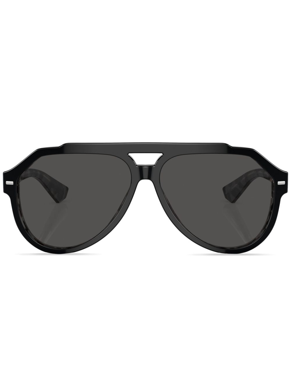 Dolce & Gabbana Eyewear round-frame tinted sunglasses - Black von Dolce & Gabbana Eyewear