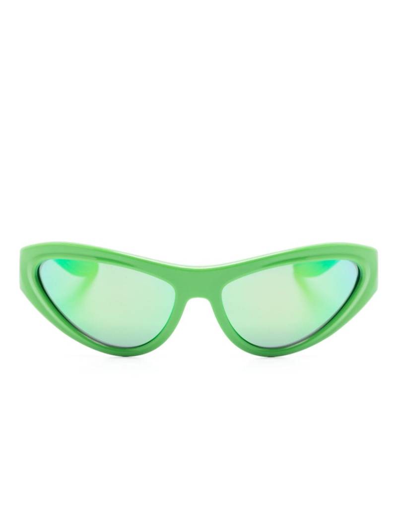 Dolce & Gabbana Eyewear shield-frame gradient sunglasses - Green von Dolce & Gabbana Eyewear