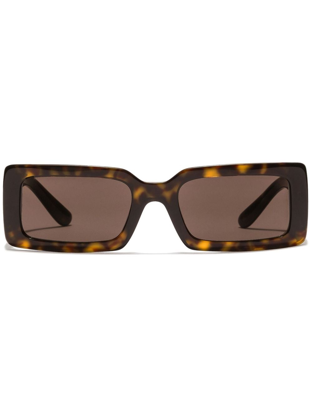 Dolce & Gabbana Eyewear square-frame DNA sunglasses - Brown von Dolce & Gabbana Eyewear