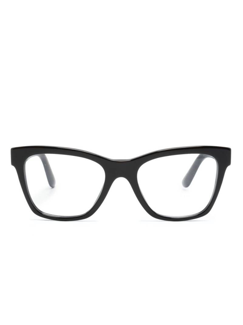 Dolce & Gabbana Eyewear square-frame clear-lenses glasses - Black von Dolce & Gabbana Eyewear