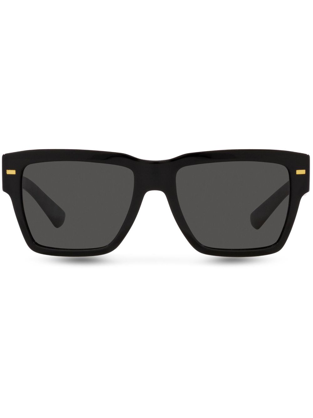 Dolce & Gabbana Eyewear square-frame logo-arm sunglasses - Black von Dolce & Gabbana Eyewear