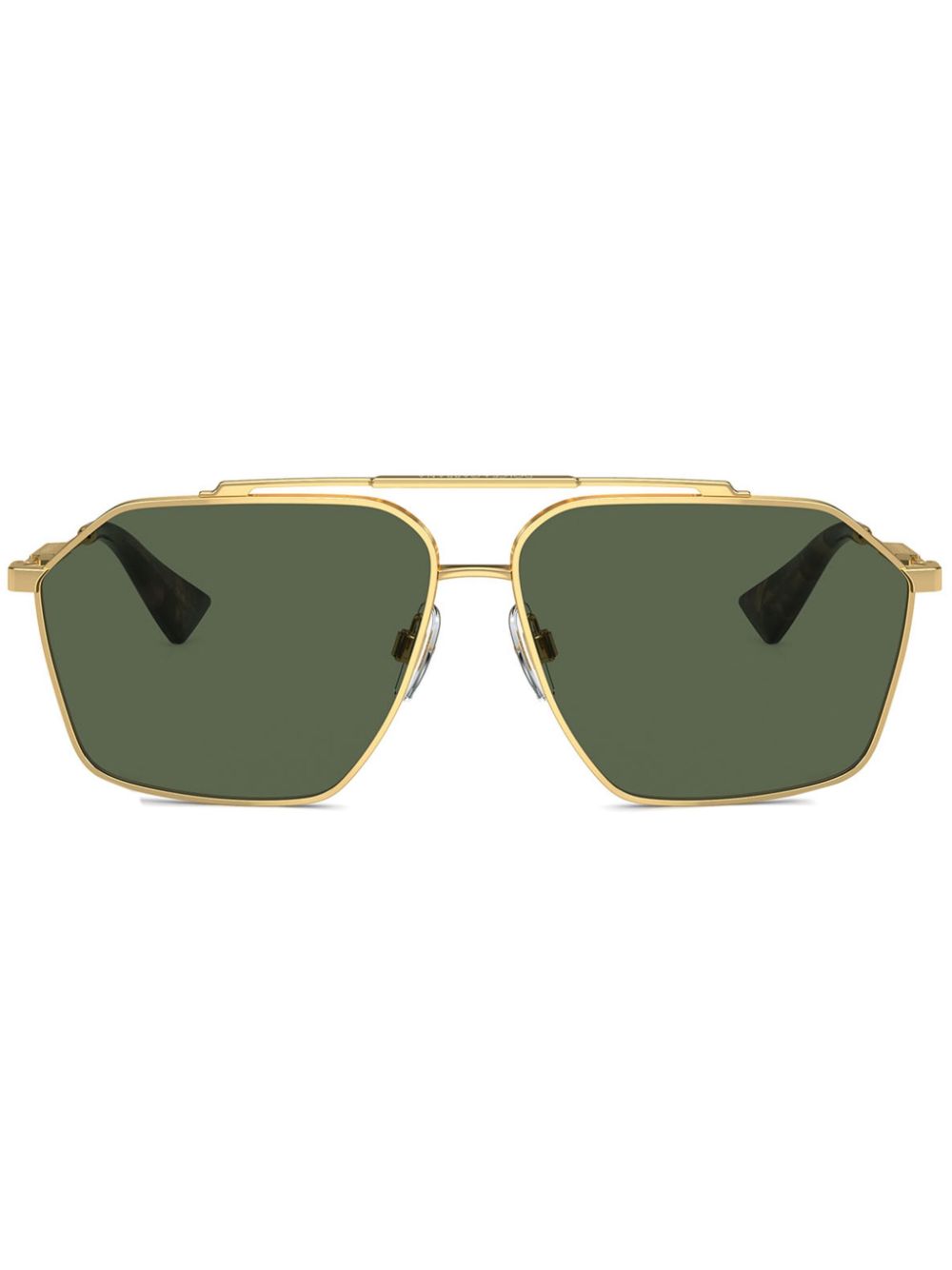 Dolce & Gabbana Eyewear square-frame sunglasses - Gold von Dolce & Gabbana Eyewear