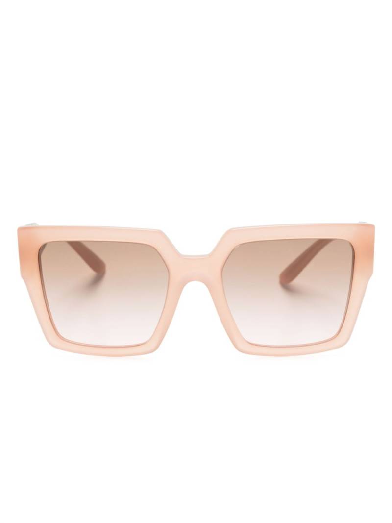 Dolce & Gabbana Eyewear square-frame sunglasses - Neutrals von Dolce & Gabbana Eyewear