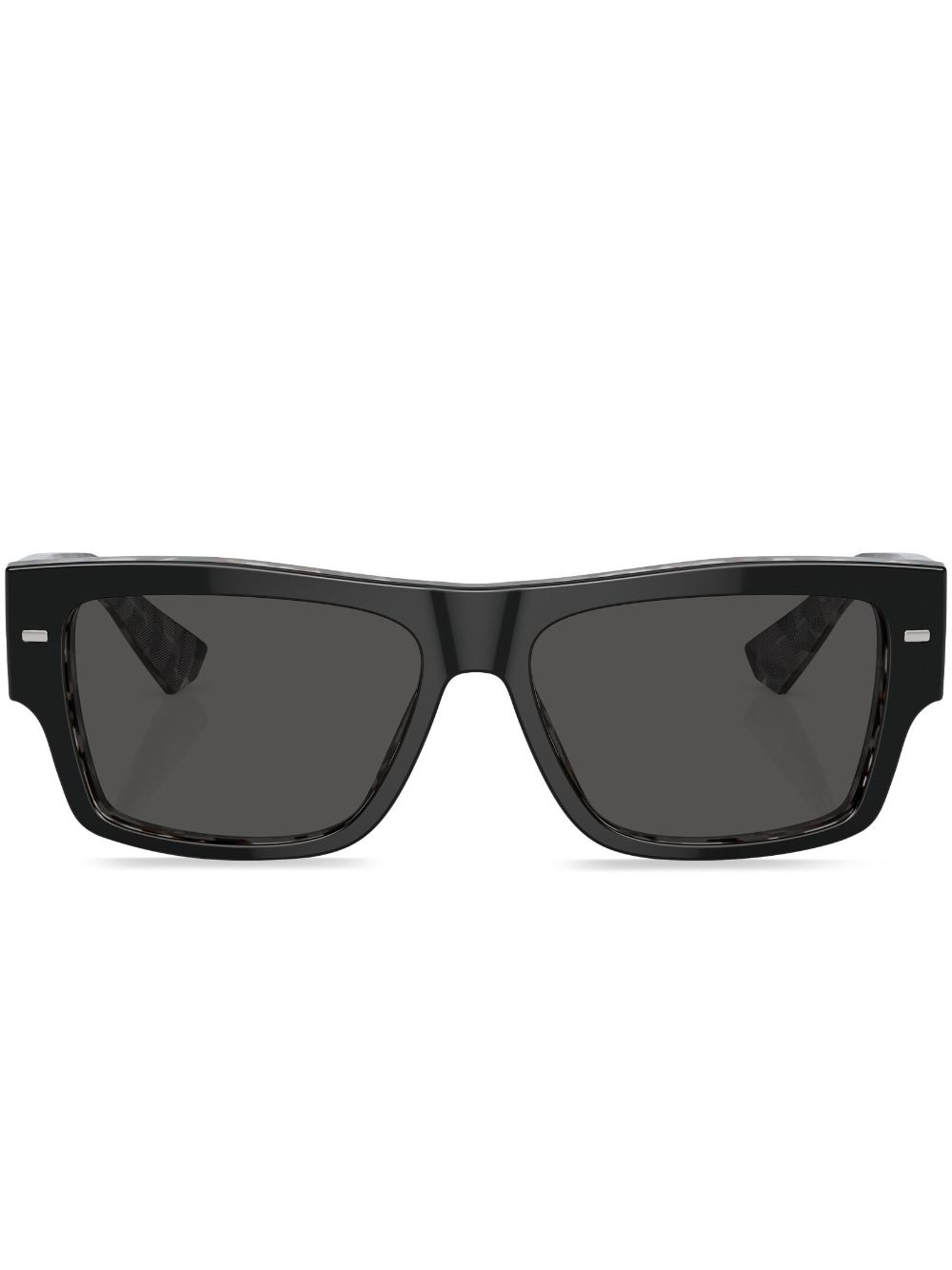 Dolce & Gabbana Eyewear square-frame tinted lenses - Black von Dolce & Gabbana Eyewear