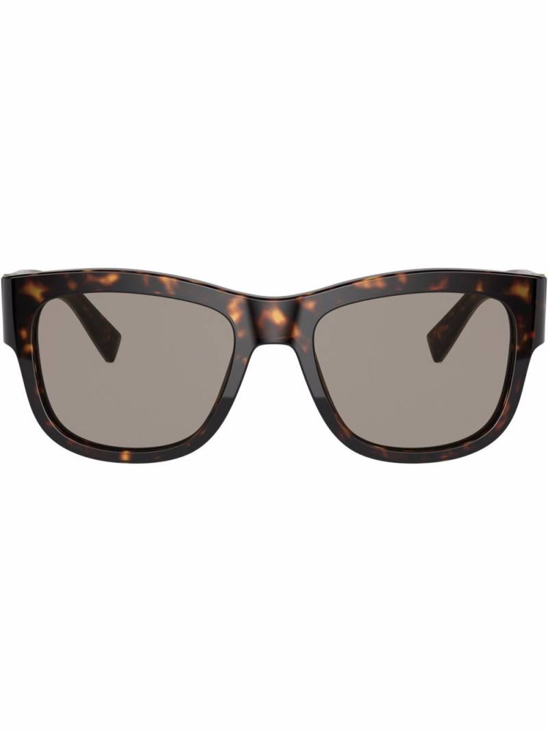 Dolce & Gabbana Eyewear square frame tortoiseshell sunglasses - Brown von Dolce & Gabbana Eyewear