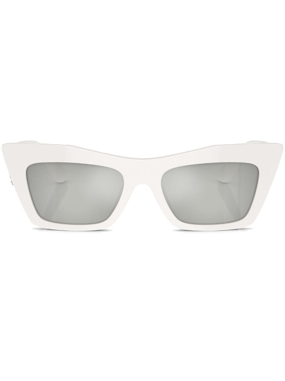 Dolce & Gabbana Eyewear tinted cat-eye sunglasses - White von Dolce & Gabbana Eyewear