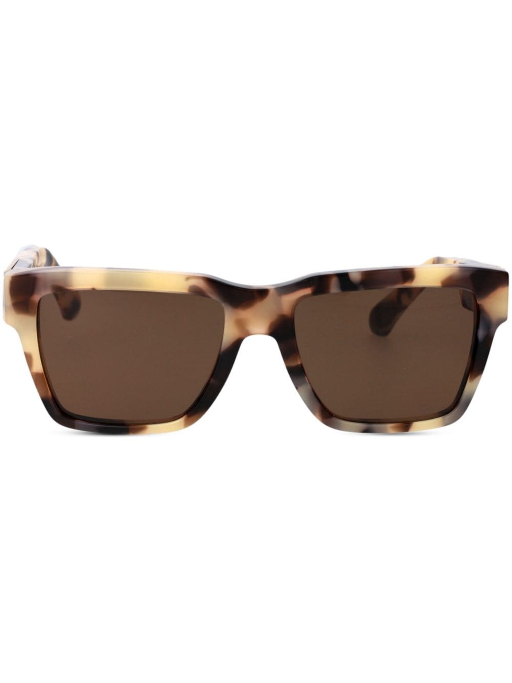 Dolce & Gabbana Eyewear tortoiseshell-effect geometric-frame sunglasses - Brown von Dolce & Gabbana Eyewear