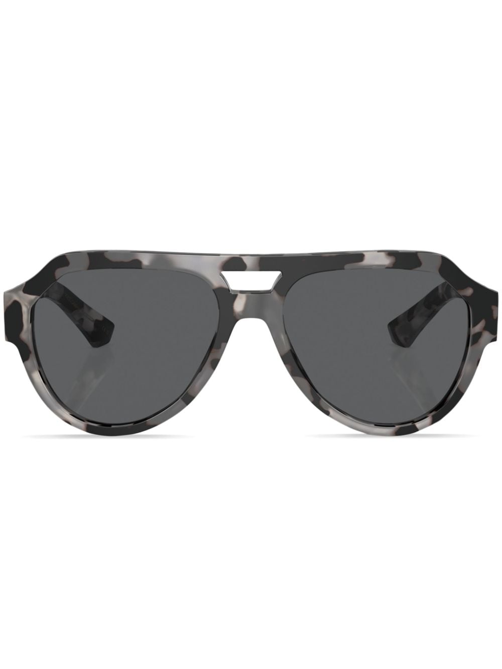 Dolce & Gabbana Eyewear tortoiseshell pilot-frame sunglasses - Grey von Dolce & Gabbana Eyewear