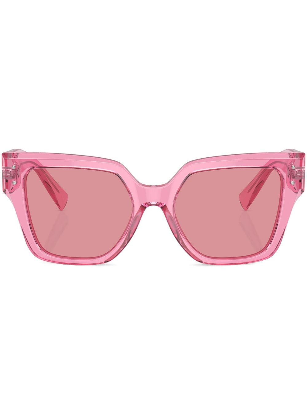 Dolce & Gabbana Eyewear transparent square-frame sunglasses - Pink von Dolce & Gabbana Eyewear