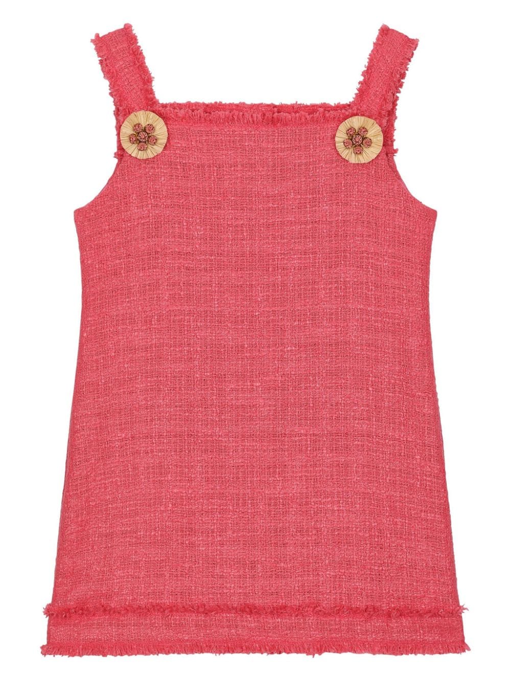 Dolce & Gabbana Kids A-line tweed dress - Pink von Dolce & Gabbana Kids