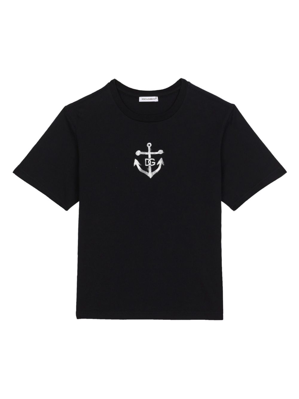 Dolce & Gabbana Kids DG anchor-print cotton T-shirt - Blue von Dolce & Gabbana Kids