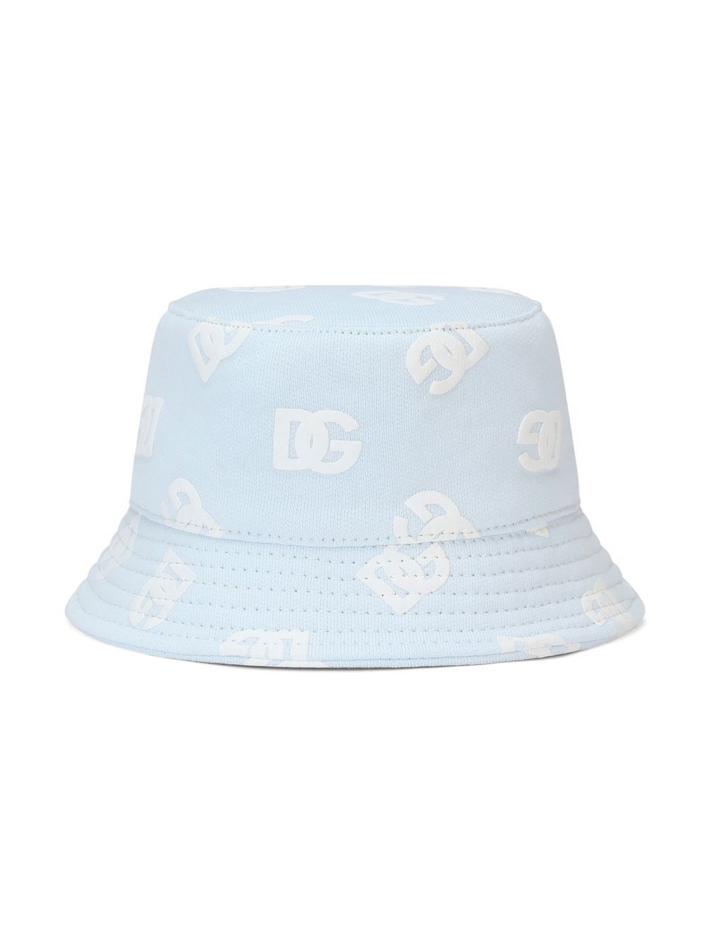 Dolce & Gabbana Kids DG-logo bucket hat - Blue von Dolce & Gabbana Kids